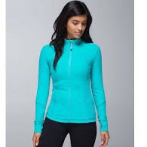 Lululemon size 6 aqua-blue define jacket.